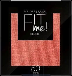 Maybelline Fit Me Blush - 50 Wine - Natuurlijk Ogende Rouge - 4.5 Gr -Cosmetica Discountwinkel 1133x1200
