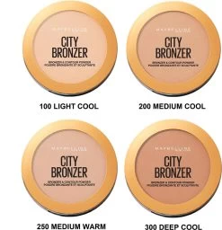 Maybelline City Bronzer Bronzer & Countour Powder - 100 Light Cool - Bronzing En Contouring Poeder - 51,4 Gr. 21 Maybelline City Bronzer Bronzer & Countour Powder - 100 Light Cool - Bronzing En Contouring Poeder - 51,4 Gr. -Cosmetica Discountwinkel 1160x1200