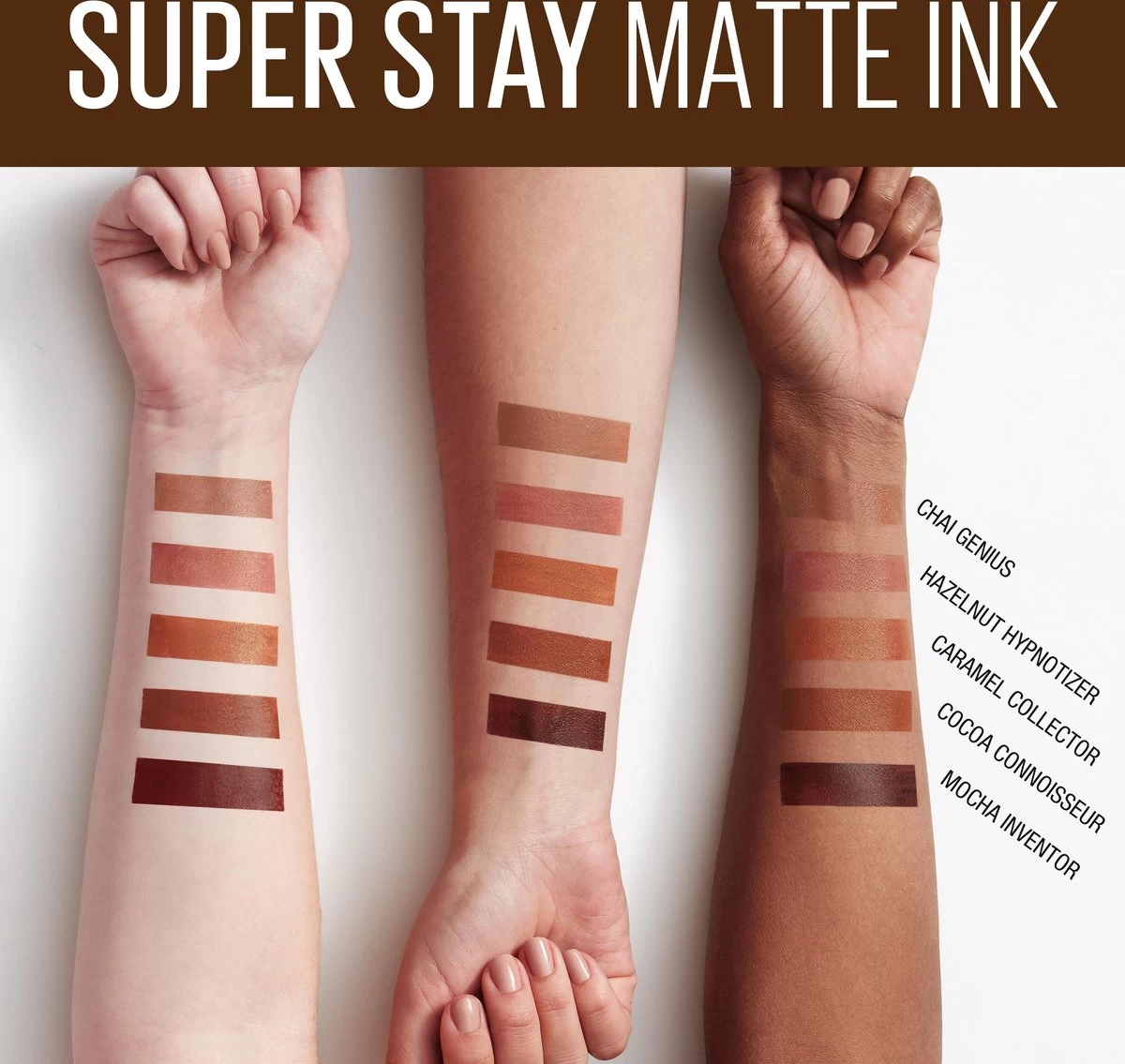 Maybelline SuperStay Matte Ink Lipstick Coffee Collection Limited Edition - 265 Caramel Collector - Nude Lippenstift - 5 Ml 11 Maybelline SuperStay Matte Ink Lipstick Coffee Collection Limited Edition - 265 Caramel Collector - Nude Lippenstift - 5 Ml - Afbeelding 9