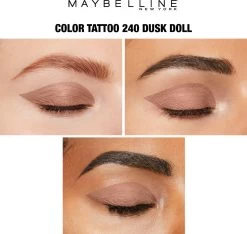 Maybelline Eye Studio Color Tattoo 24H Cream Oogschaduw - 240 Dusk Doll - Bruin -Cosmetica Discountwinkel 1200x1136