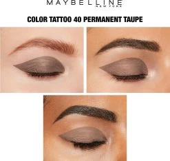Maybelline Eye Studio Color Tattoo Oogschaduw - 40 Permanent Taupe/bruin -Cosmetica Discountwinkel 1200x1138 1