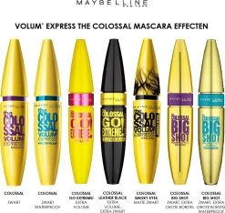 Maybelline Volum' Express Colossal - Waterproof Mascara -Cosmetica Discountwinkel 1200x1139