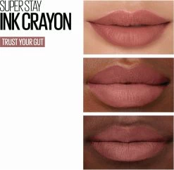 Maybelline SuperStay Ink Crayon Matte Lipstick - 10 Trust Your Gut -Cosmetica Discountwinkel 1200x1176 4