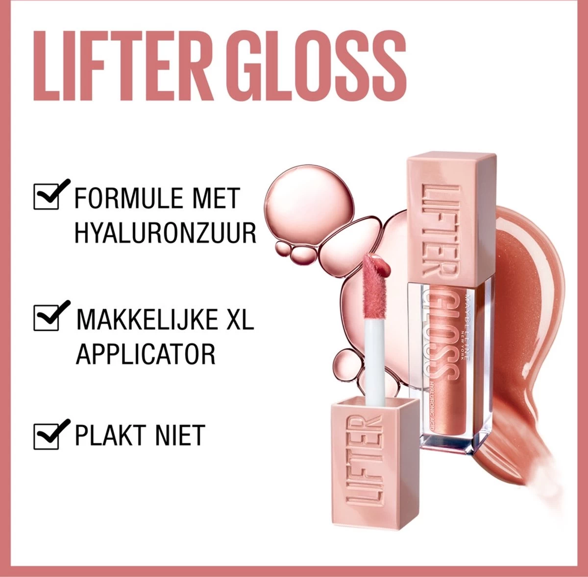 Maybelline New York - Lifter Gloss Lipgloss - 3 Moon - Roze - Glanzende Lipgloss - 5.4ml 6 Maybelline New York - Lifter Gloss Lipgloss - 3 Moon - Roze - Glanzende Lipgloss - 5.4ml - Afbeelding 4