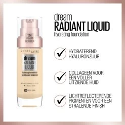Maybelline Dream Satin Liquid Foundation - 03 True Ivory 20 Maybelline Dream Satin Liquid Foundation - 03 True Ivory -Cosmetica Discountwinkel 1200x1200 180