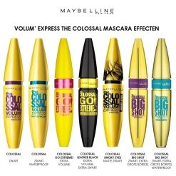 Maybelline Volum' Express Colossal Glam Black Mascara - Volume Mascara -Cosmetica Discountwinkel 1200x1200 358