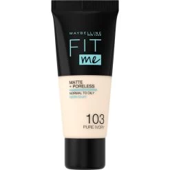 Maybelline Fit Me Matte & Poreless Foundation - 103 Pure Ivo - 30 Ml -Cosmetica Discountwinkel 1200x1200 99