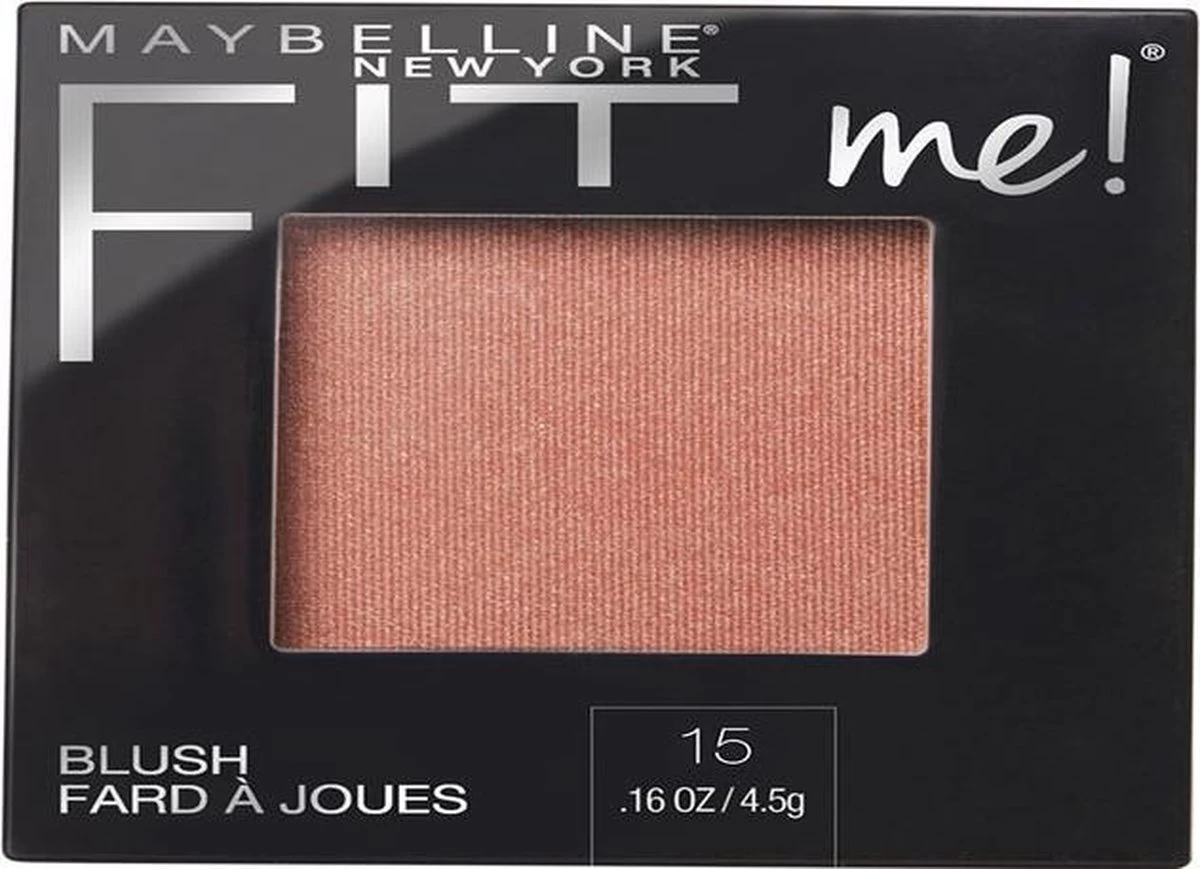 Maybelline Fit Me Blush - 15 Nude - Oranje - Natuurlijk Ogende Rouge 20 Maybelline Fit Me Blush - 15 Nude - Oranje - Natuurlijk Ogende Rouge - Afbeelding 18