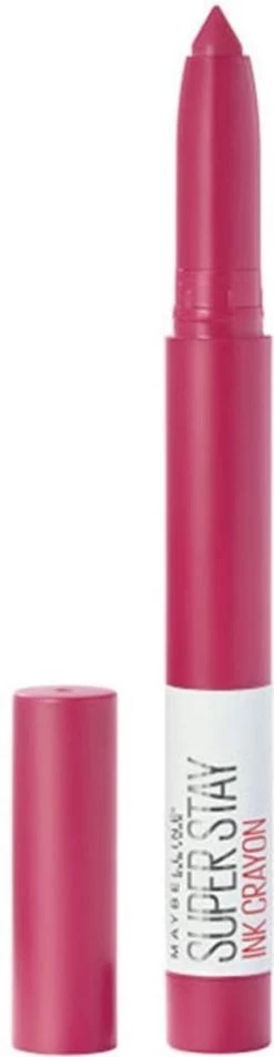 Maybelline SuperStay Ink Crayon Matte Lippenstift - 35 Treat Yourself - Roze -14 Gr -Cosmetica Discountwinkel 311x1200 3