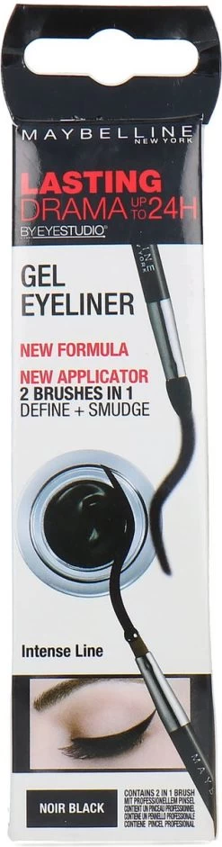 Maybelline Lasting Drama Gel Liner - Zwart - Eyeliner -Cosmetica Discountwinkel 315x1200 7