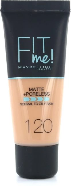 Maybelline Fit Me Matte & Poreless Foundation - 120 Classic Ivory -Cosmetica Discountwinkel 462x1200
