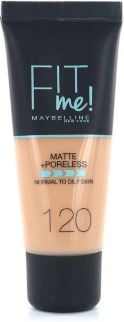 Maybelline Fit Me Matte & Poreless Foundation - 120 Classic Ivory -Cosmetica Discountwinkel 465x1200