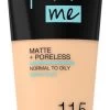 Maybelline Fit Me Matte & Poreless Foundation - 115 Ivory 1 Maybelline Fit Me Matte & Poreless Foundation - 115 Ivory -Cosmetica Discountwinkel 478x1200 2