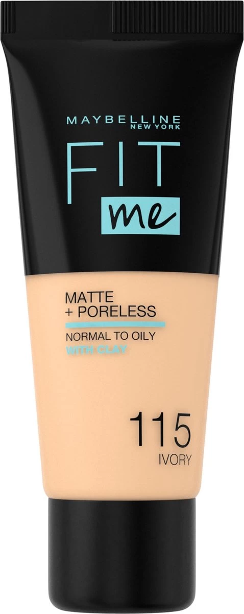 Maybelline Fit Me Matte & Poreless Foundation - 115 Ivory 3 Maybelline Fit Me Matte & Poreless Foundation - 115 Ivory