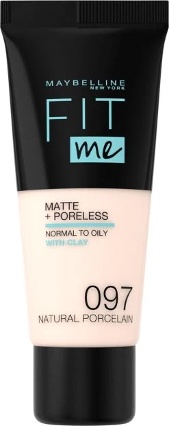 Maybelline New York - Fit Me Matte + Poreless Foundation - 097 Natural - 30 Ml