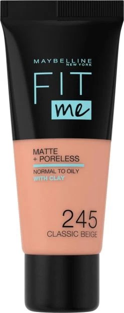 Maybelline Fit Me Matte & Poreless Foundation - 245 Classic Beige - 30 Ml 31 Maybelline Fit Me Matte & Poreless Foundation - 245 Classic Beige - 30 Ml -Cosmetica Discountwinkel 478x1200 7