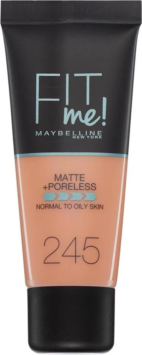Maybelline Fit Me Matte & Poreless Foundation - 245 Classic Beige - 30 Ml 3 Maybelline Fit Me Matte & Poreless Foundation - 245 Classic Beige - 30 Ml