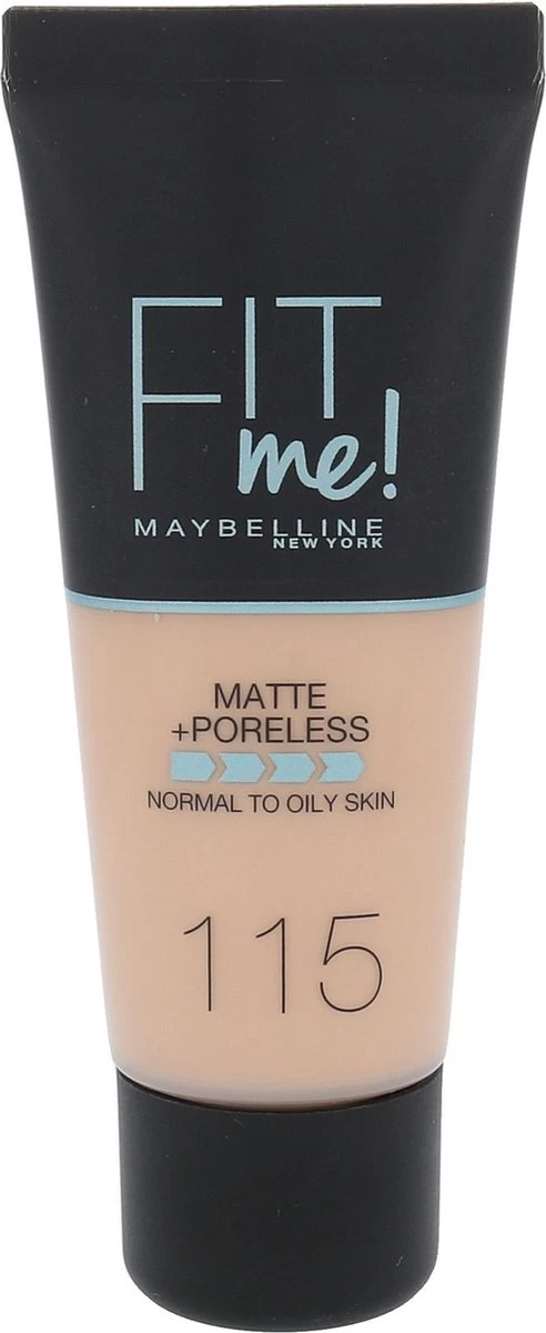 Maybelline Fit Me Matte & Poreless Foundation - 115 Ivory 12 Maybelline Fit Me Matte & Poreless Foundation - 115 Ivory - Afbeelding 10