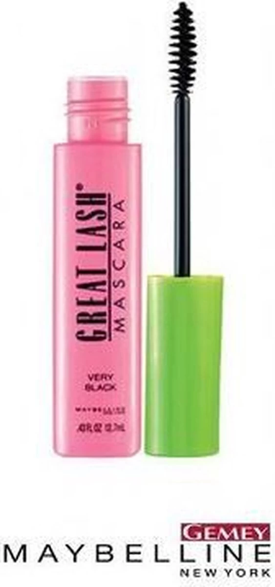Maybelline Great Lash Waterproof Mascara - Zwart 8 Maybelline Great Lash Waterproof Mascara - Zwart - Afbeelding 6