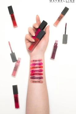 Maybelline Vivid Matte Liquid - 35 Rebel Red - Rood - Lippenstift -Cosmetica Discountwinkel 808x1200 12