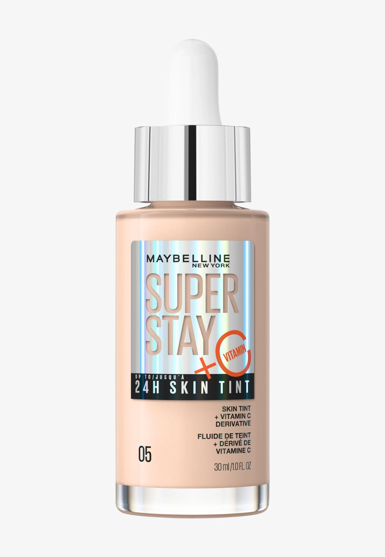 Maybelline New York Super Stay 24H Skin Tint - Foundation - Light Beige 4 Maybelline New York Super Stay 24H Skin Tint - Foundation - Light Beige - Afbeelding 2