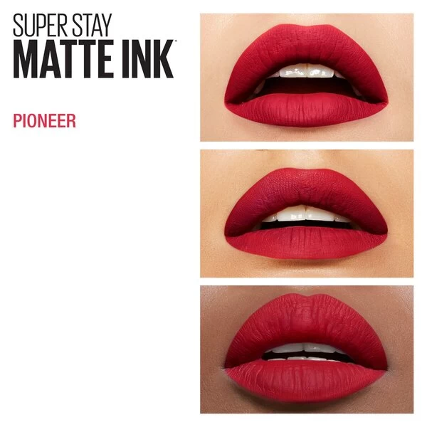 Maybelline New York SuperStay Matte Ink 20 Pioneer Lipstick 5 Maybelline New York SuperStay Matte Ink 20 Pioneer Lipstick - Afbeelding 3