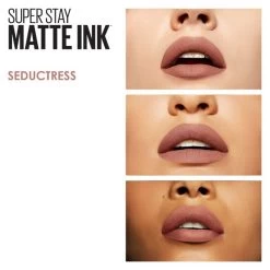 Maybelline New York SuperStay Matte Ink 65 Seductress Lipstick 10 Maybelline New York SuperStay Matte Ink 65 Seductress Lipstick -Cosmetica Discountwinkel prd front 4402231 3 600x600 1