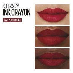 Maybelline SuperStay Ink Crayon 50 Own Your Empire Lipstick 10 Maybelline SuperStay Ink Crayon 50 Own Your Empire Lipstick -Cosmetica Discountwinkel prd front 4757103 4 600x600 1