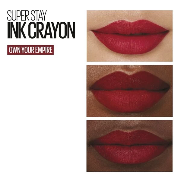 Maybelline SuperStay Ink Crayon 50 Own Your Empire Lipstick 6 Maybelline SuperStay Ink Crayon 50 Own Your Empire Lipstick - Afbeelding 4