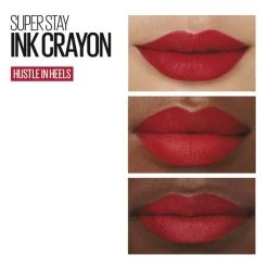 Maybelline SuperStay Ink Crayon 45 Hustle In Heels Lipstick -Cosmetica Discountwinkel prd front 4763620 4 600x600 1
