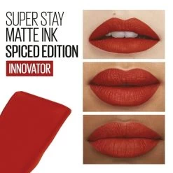 Maybelline New York SuperStay Matte Ink 330 Innovator Matte Lippenstift 11 Maybelline New York SuperStay Matte Ink 330 Innovator Matte Lippenstift -Cosmetica Discountwinkel prd front 5582361 4 600x600 1
